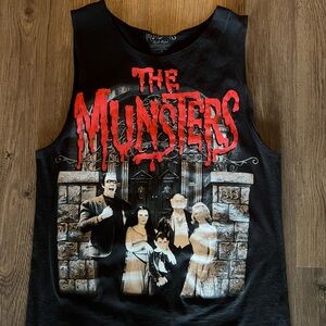 The Munsters Black Sleeveless Top